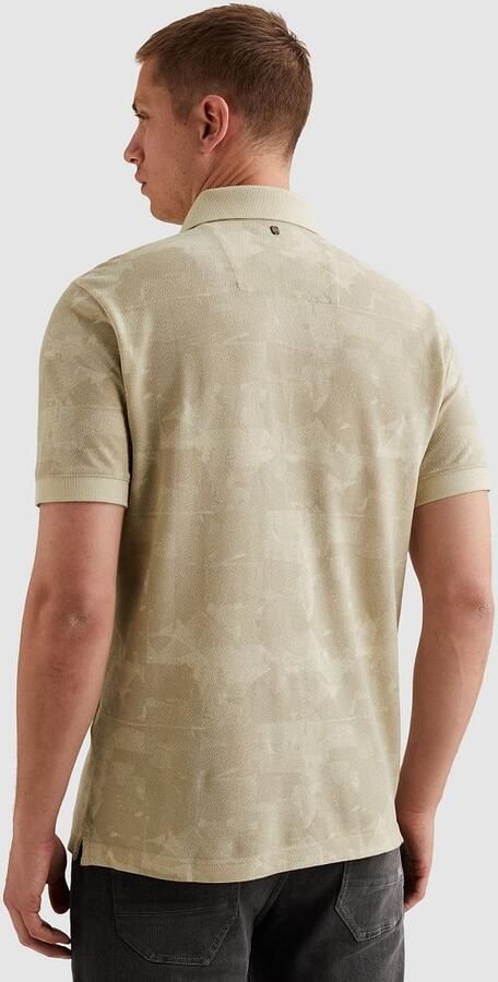PME LEGEND Heren Polo's & T-shirts Short Sleeve Polo Printed Two Tone Pique Beige - Foto 9