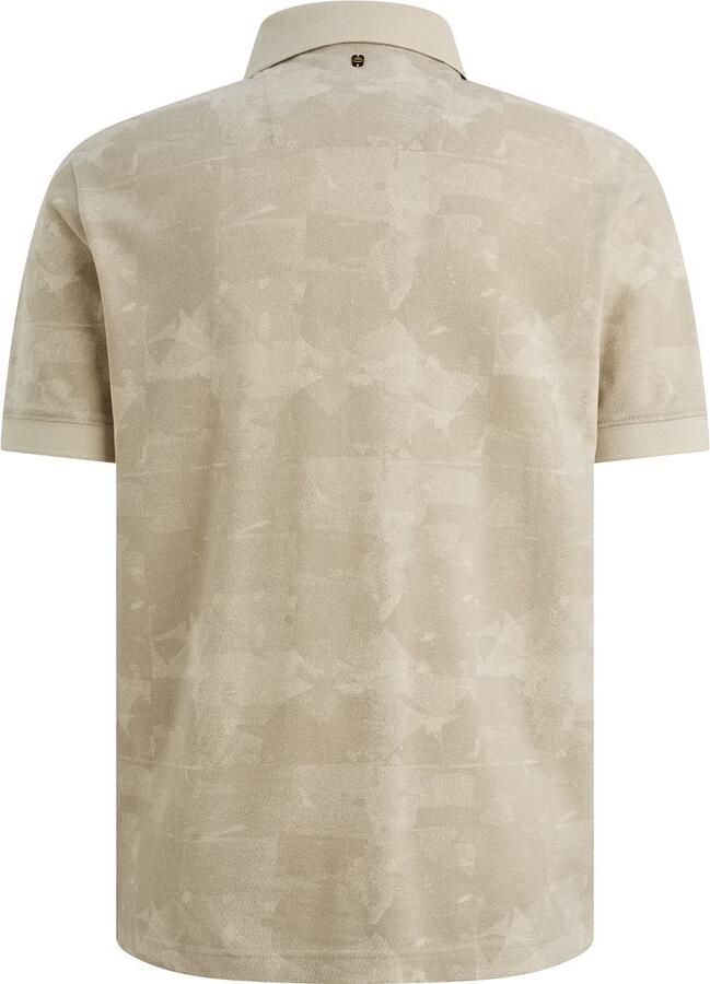 PME LEGEND Heren Polo's & T-shirts Short Sleeve Polo Printed Two Tone Pique Beige - Foto 7