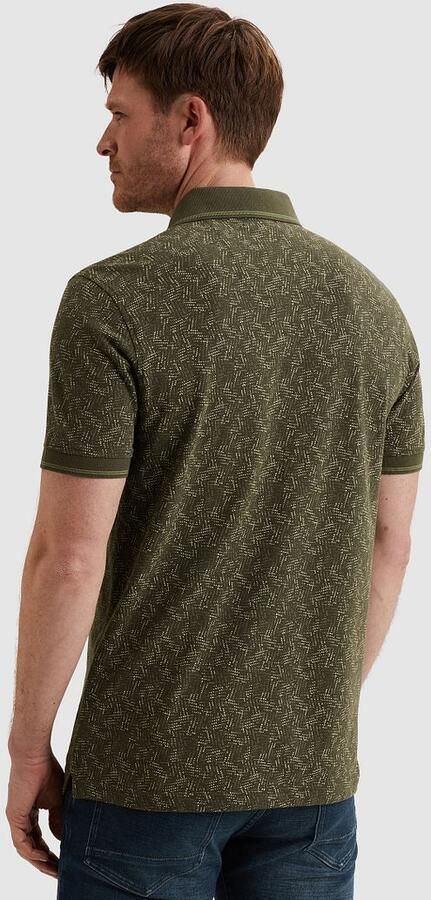 PME LEGEND Polo met allover print en ribkraag - Foto 5