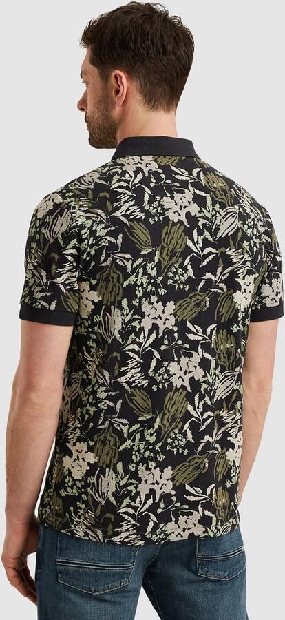 PME Legend Poloshirt Piqué Print Navy - Foto 7