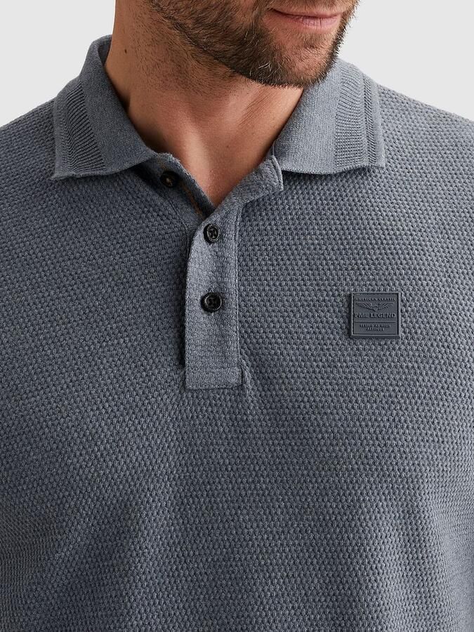 PME LEGEND Heren Polo's & T-shirts Popcorn Jersey Lichtblauw - Foto 6