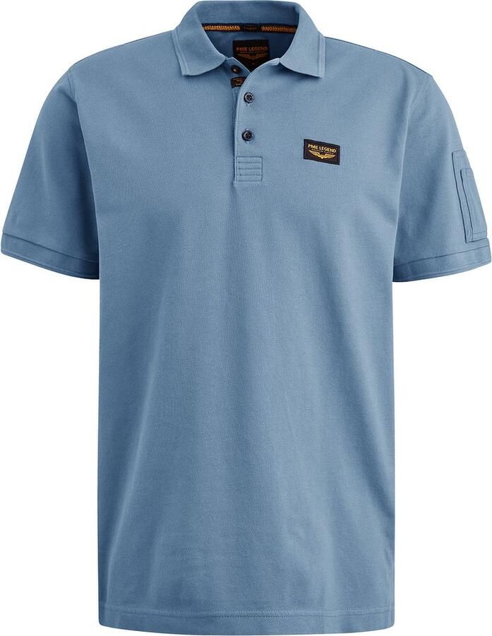 PME LEGEND Heren Polo's & T-shirts Trackway Polo Blauw - Foto 9