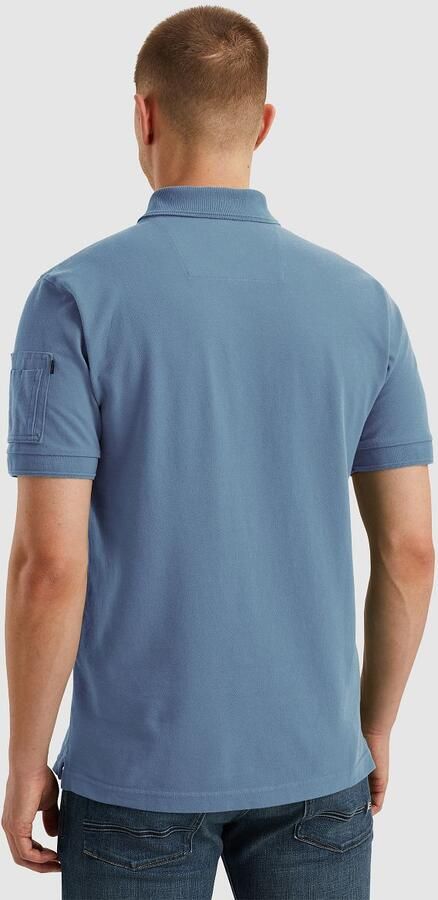 PME LEGEND Heren Polo's & T-shirts Trackway Polo Blauw - Foto 6