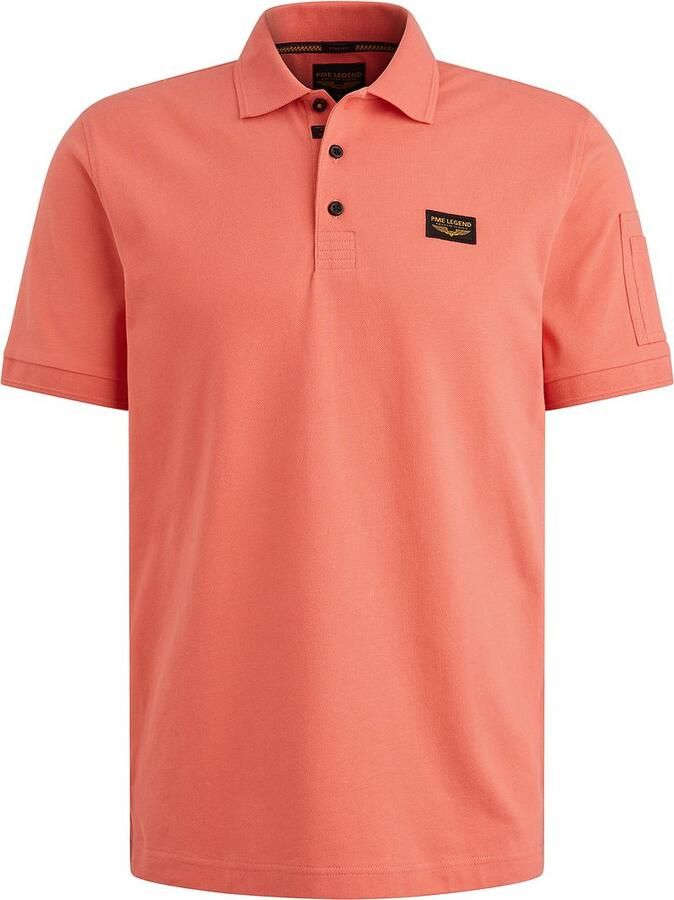 PME LEGEND Heren Polo's & T-shirts Trackway Polo Koraal - Foto 7