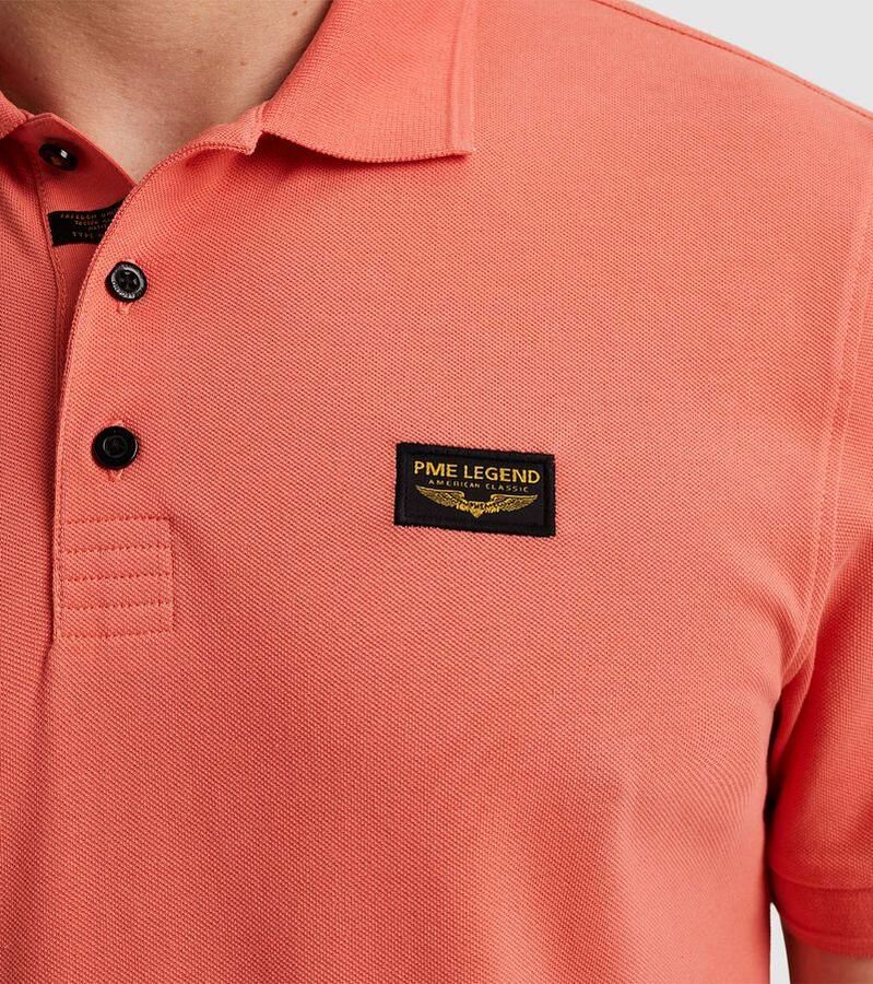 PME LEGEND Heren Polo's & T-shirts Trackway Polo Koraal - Foto 8