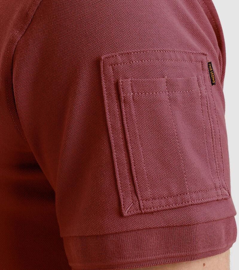 PME Legend Korte Mouw Polo Trackway Polo Red Heren - Foto 2