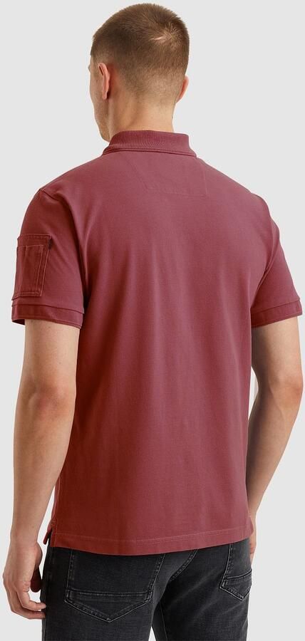 PME Legend Korte Mouw Polo Trackway Polo Red Heren - Foto 5