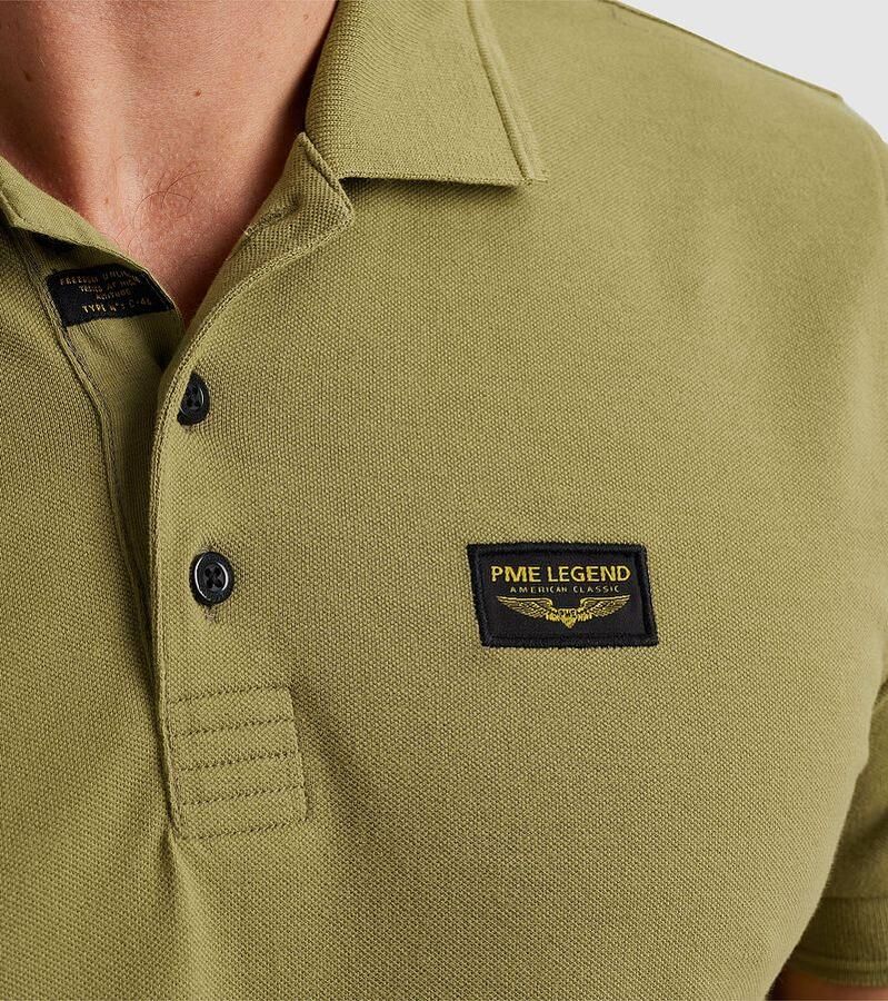 PME Legend regular fit polo Trackway met logo groen - Foto 2