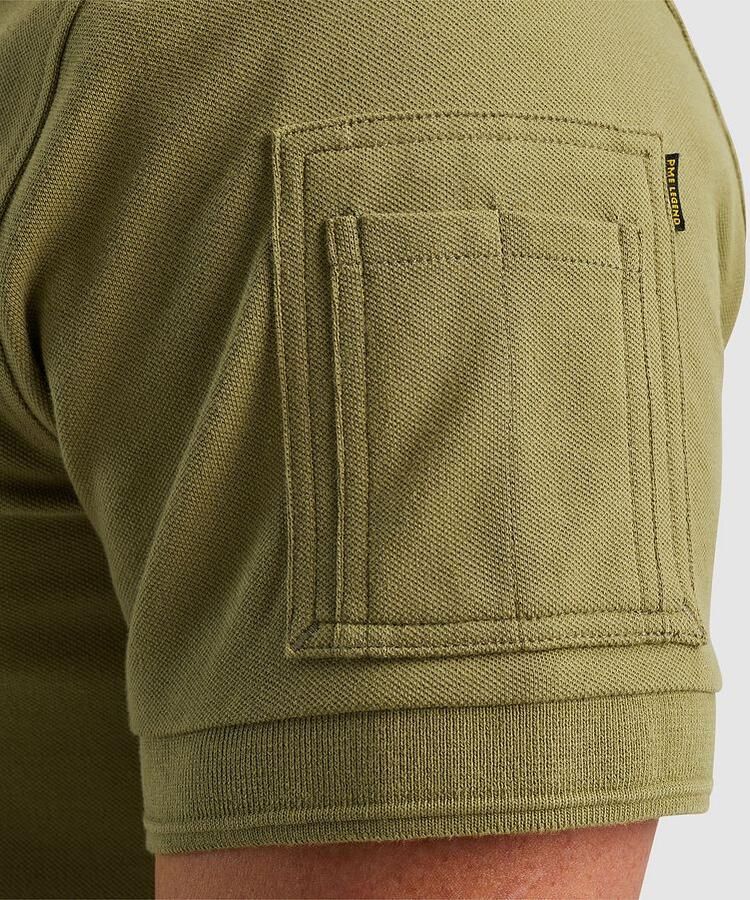 PME Legend regular fit polo Trackway met logo groen - Foto 3
