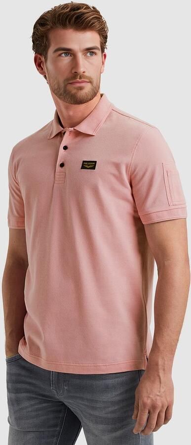 PME LEGEND Heren Polo's & T-shirts Trackway Polo Roze - Foto 7