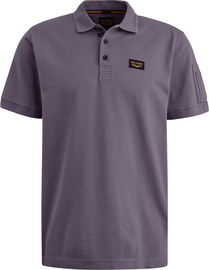 PME LEGEND Heren Polo's & T-shirts Trackway Polo Lila - Foto 7