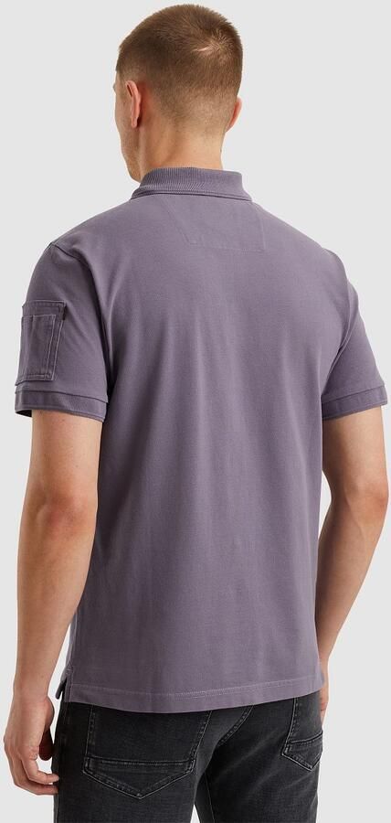 PME LEGEND Heren Polo's & T-shirts Trackway Polo Lila - Foto 5