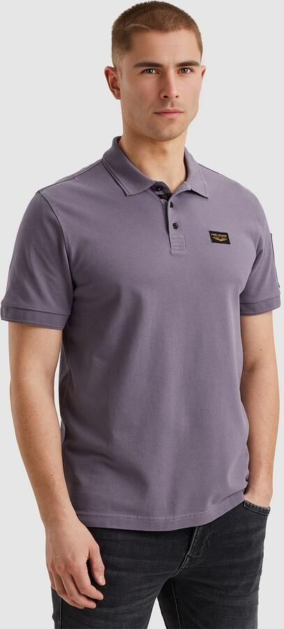 PME LEGEND Heren Polo's & T-shirts Trackway Polo Lila - Foto 6