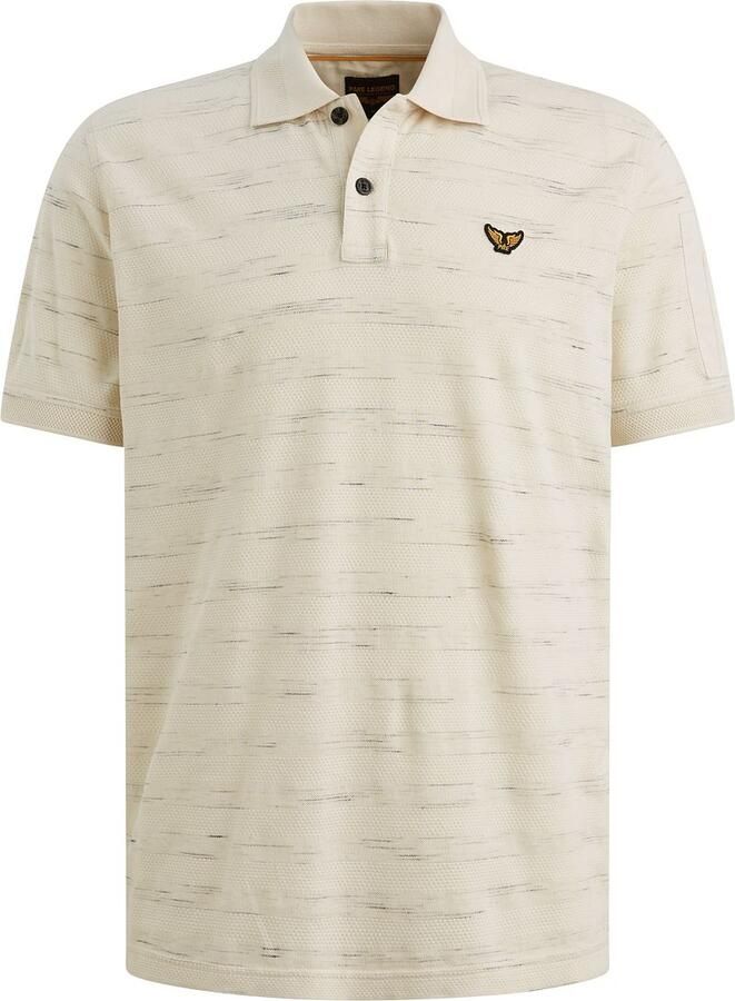 PME LEGEND Polo met streeppatroon en flight pocket - Foto 5