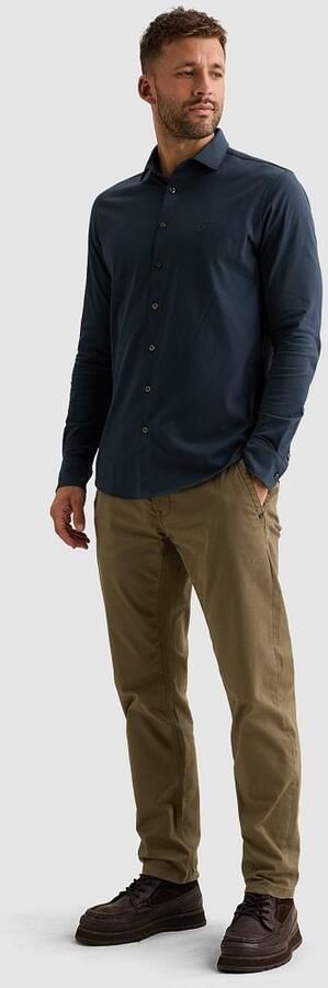 PME Legend Satin Jersey Overhemd Navy - Foto 5