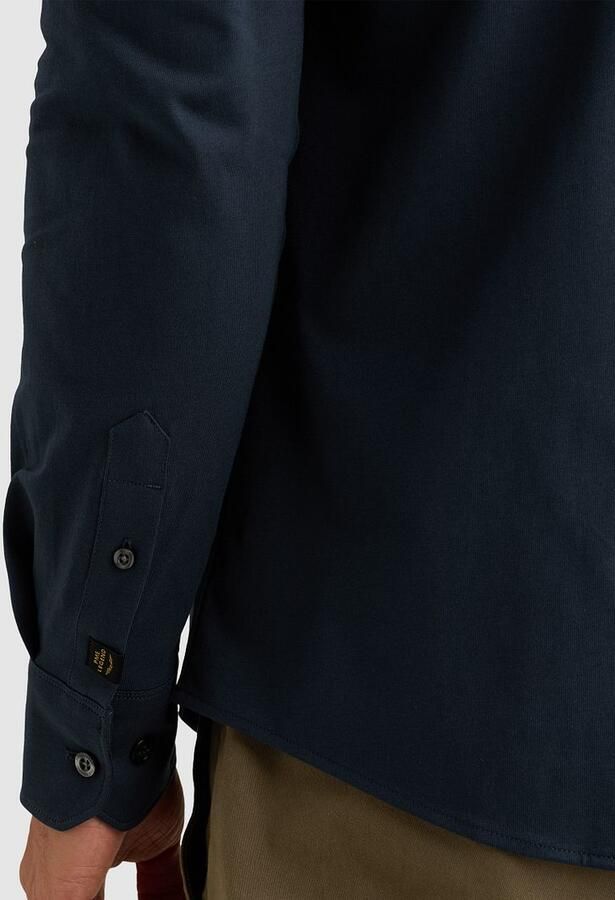 PME Legend Satin Jersey Overhemd Navy - Foto 3
