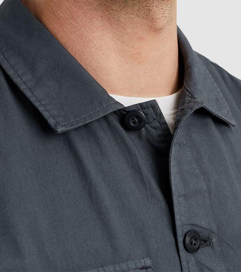PME LEGEND Heren Overhemden Short Sleeve Shirt Ctn Bedford Donkergrijs - Foto 6