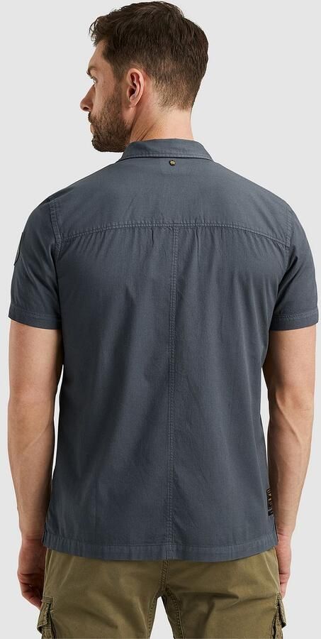 PME LEGEND Heren Overhemden Short Sleeve Shirt Ctn Bedford Donkergrijs - Foto 7