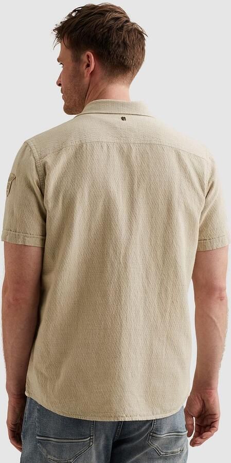 PME Legend Short Sleeve Overhemd Beige - Foto 4