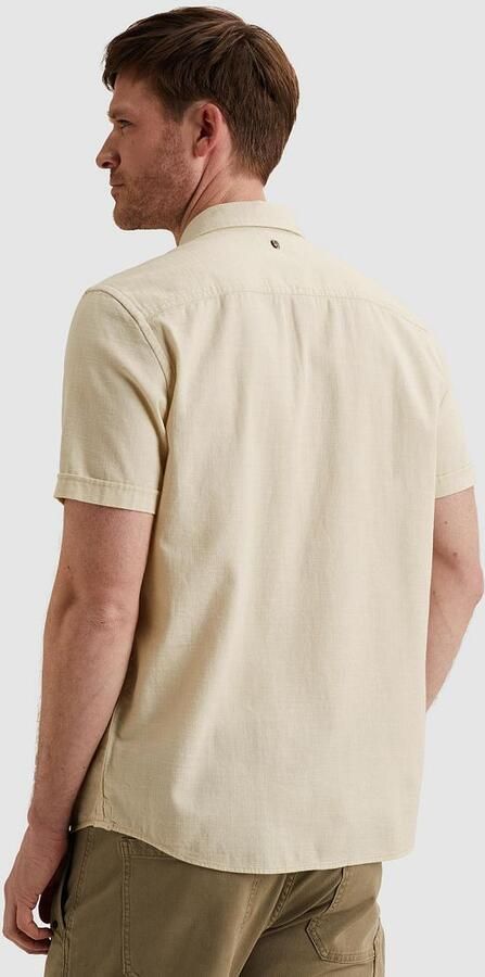 PME LEGEND Heren Overhemden Wrenchmen S s Cotton Slub Cargo Ecru - Foto 3