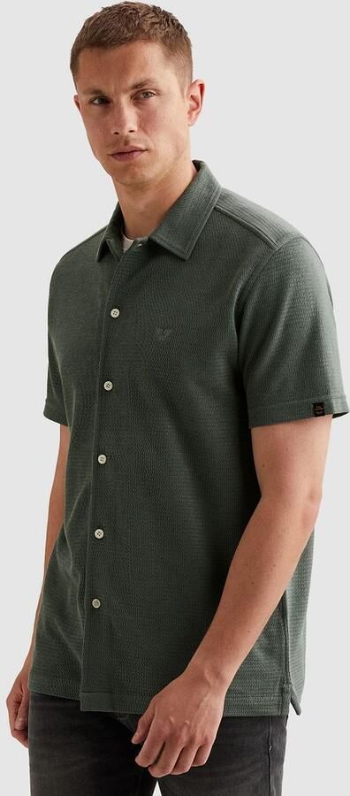 PME Legend Short Sleeve Overhemd Jersey Interlock Balsam Green - Foto 2