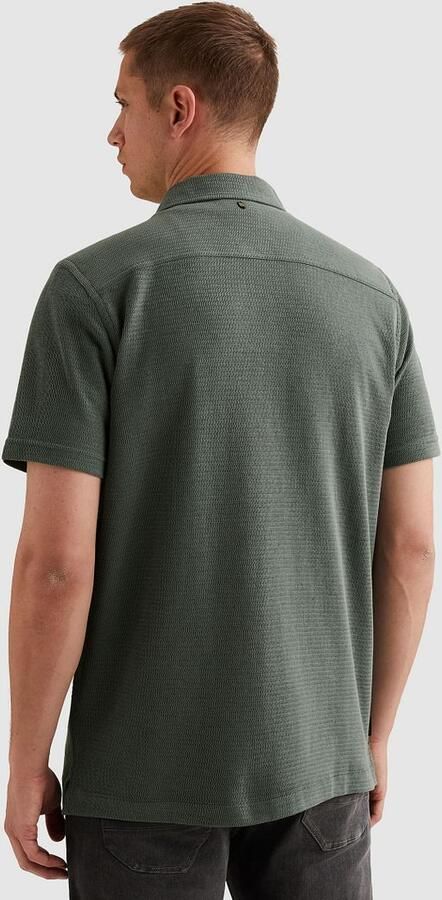 PME Legend Short Sleeve Overhemd Jersey Interlock Balsam Green - Foto 5