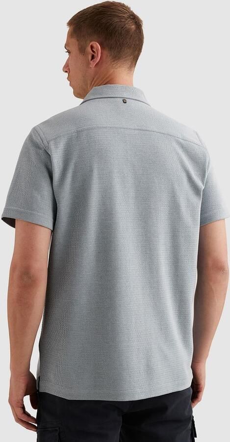 PME Legend Short Sleeve Overhemd Jersey Interlock Rain Washed - Foto 4
