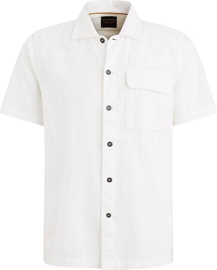 PME LEGEND Heren Overhemden Ctn linen Cargo Freedom Wit - Foto 7