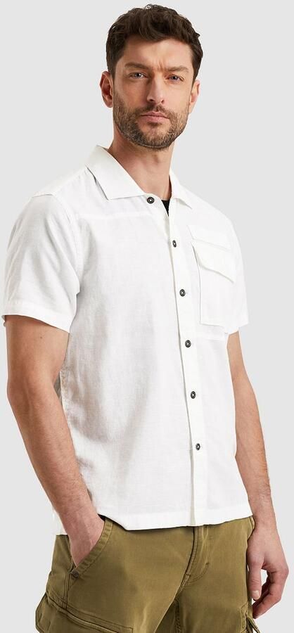 PME LEGEND Heren Overhemden Ctn linen Cargo Freedom Wit - Foto 12