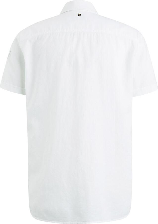 PME LEGEND Heren Overhemden Short Sleeve Shirt Ctn linen Ecru - Foto 2