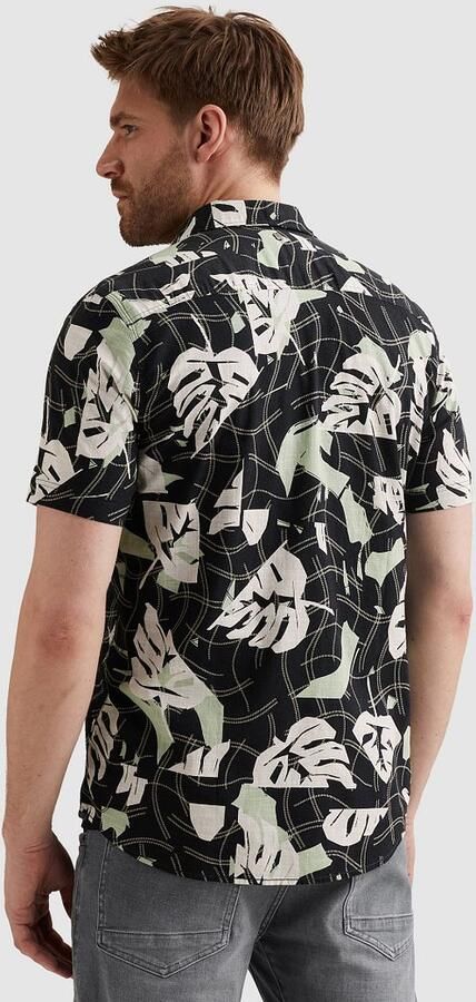 PME Legend slim fit vrijetijdsoverhemd in all-over look met kentkraag - Foto 7
