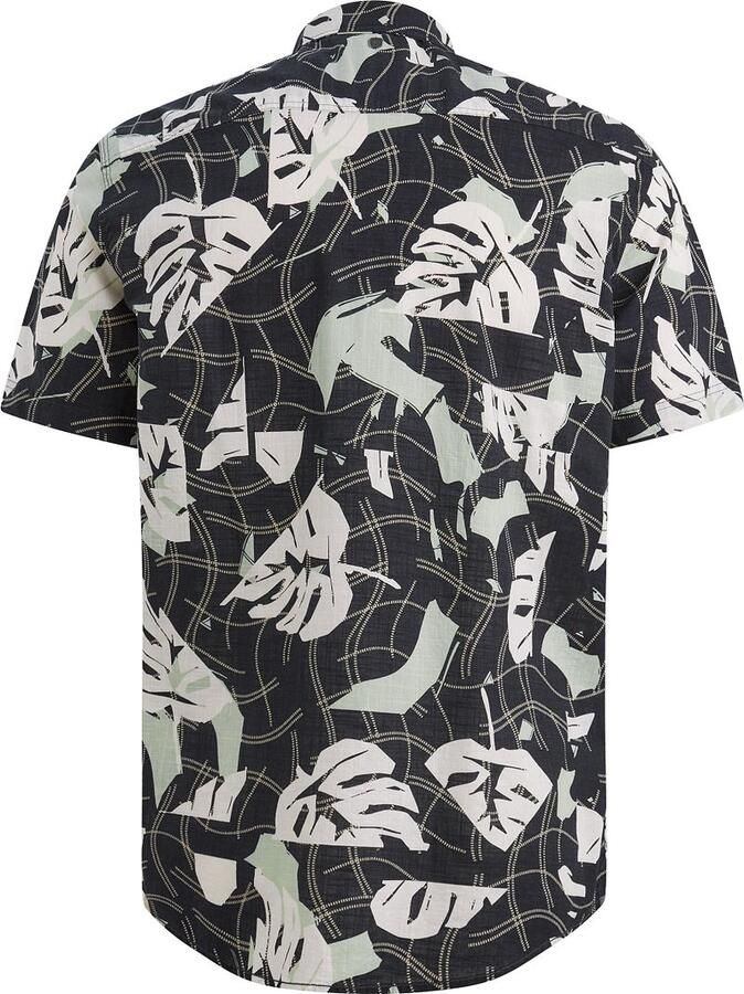 PME Legend slim fit vrijetijdsoverhemd in all-over look met kentkraag - Foto 5