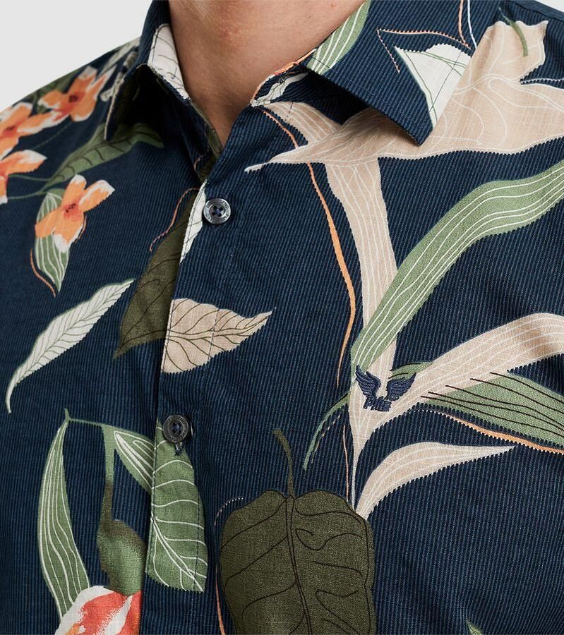PME Legend regular fit overhemd met all over print donkerblauw - Foto 2