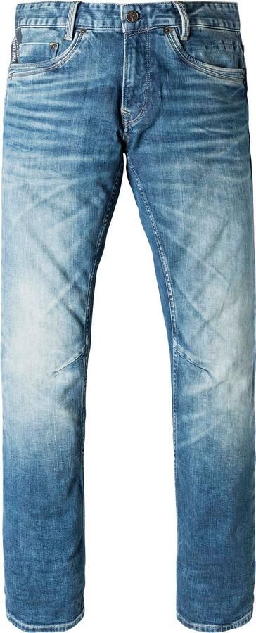 Donkerblauwe PME Legend Slim Fit Jeans Skymaster Royal Blue Vintage - Foto 9