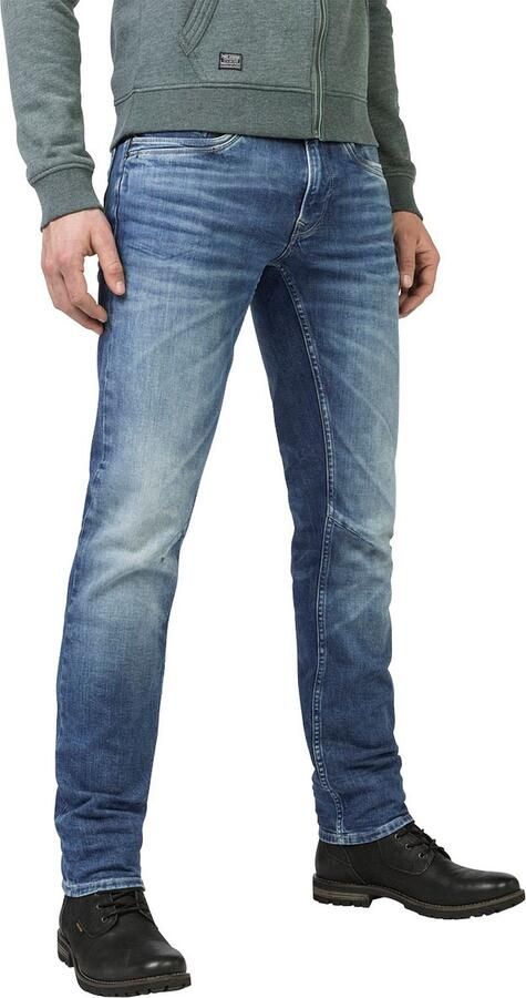 Donkerblauwe PME Legend Slim Fit Jeans Skymaster Royal Blue Vintage - Foto 7