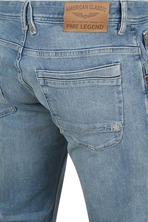 PME LEGEND Heren Jeans Skyrak Pure Light Blue Lichtblauw - Foto 4