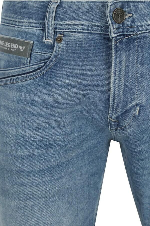 PME LEGEND Heren Jeans Skyrak Pure Light Blue Lichtblauw - Foto 6