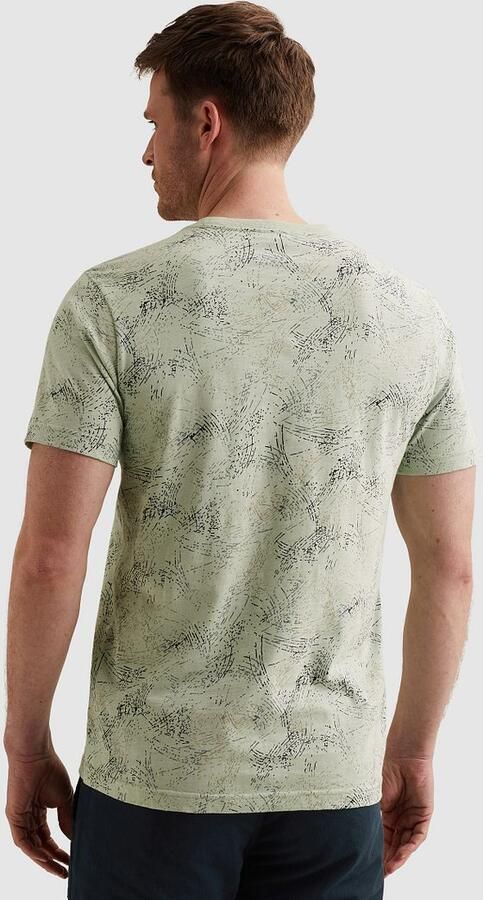PME Legend Slub Jersey T-Shirt Allover Print Cameo Green - Foto 6