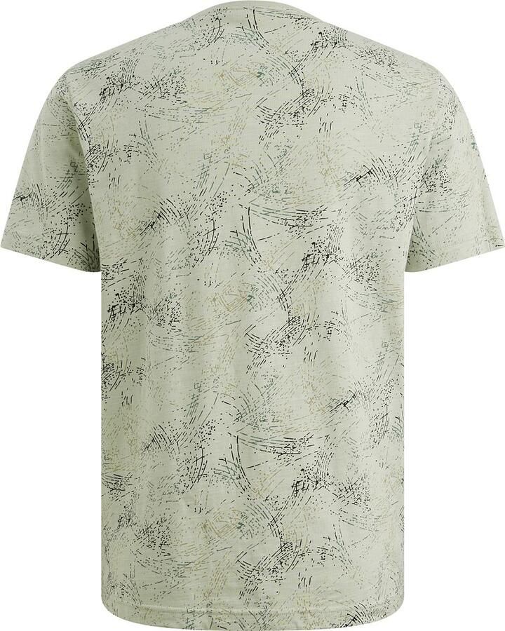 PME Legend Slub Jersey T-Shirt Allover Print Cameo Green - Foto 4