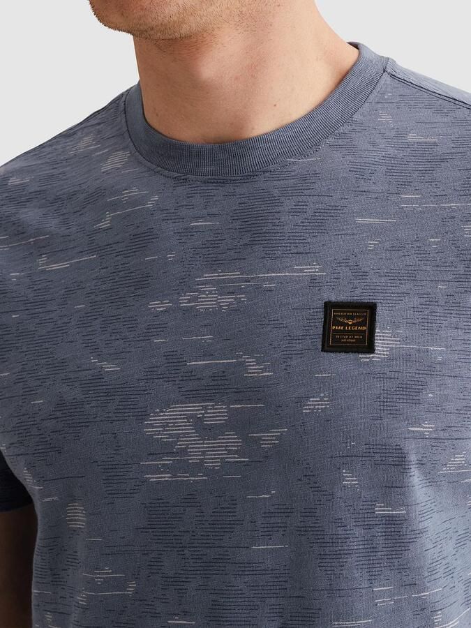 PME Legend Slub T-Shirt Bijou Blue - Foto 4