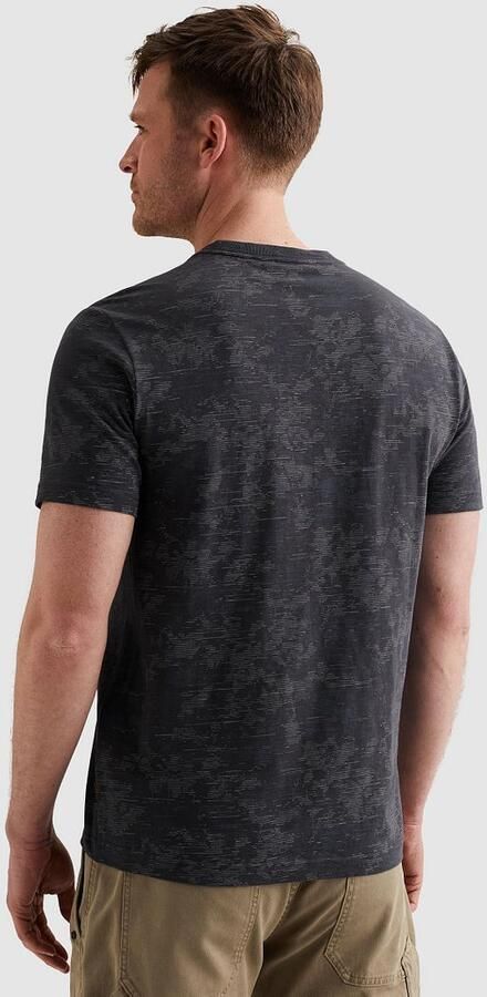 PME LEGEND Heren Polo's & T-shirts Aop Cotton Slub Donkerblauw - Foto 9