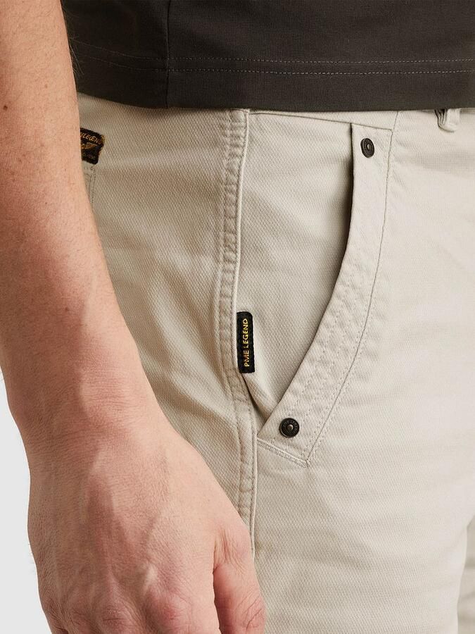 PME LEGEND Heren Broeken Spector Chino Shorts Fancy Structure Zand - Foto 7