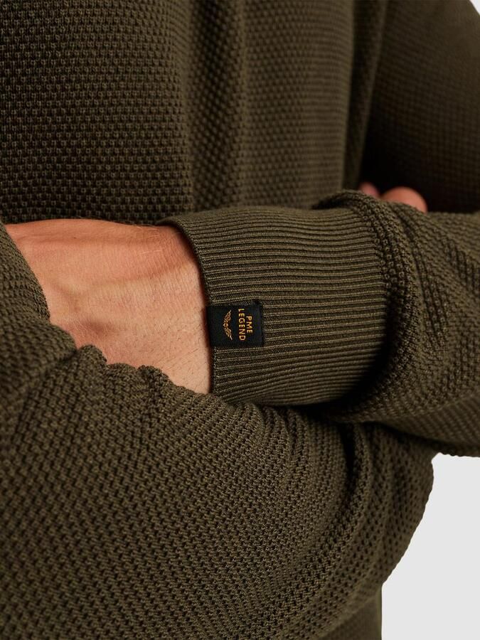 PME LEGEND Heren Truien & Vesten Cotton Modal Donkergroen - Foto 8
