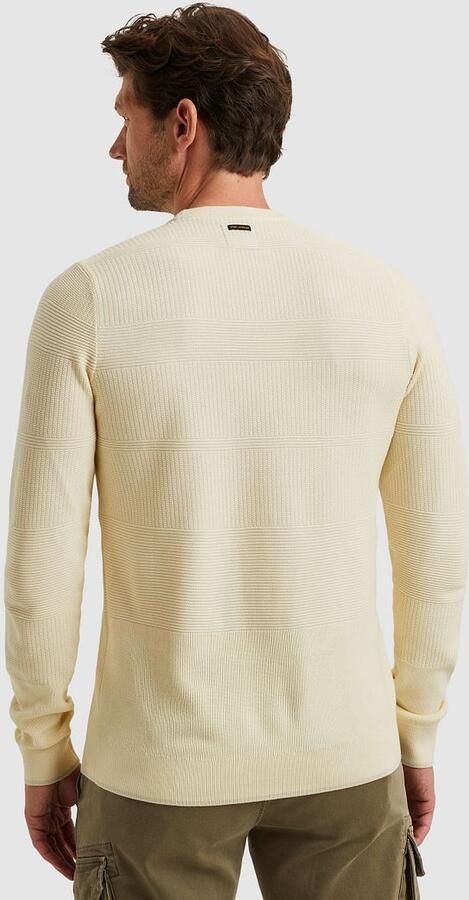 PME Legend Structure Pullover Melange Ecru - Foto 5