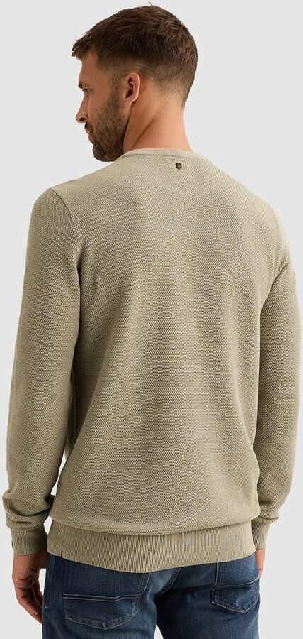 PME Legend Structure Pullover Melange Stone Green - Foto 6
