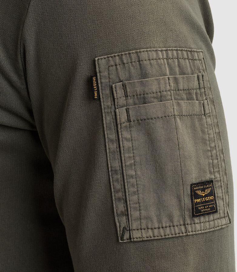 PME Legend Ronde Hals Terry Sweatshirt Green Heren - Foto 3