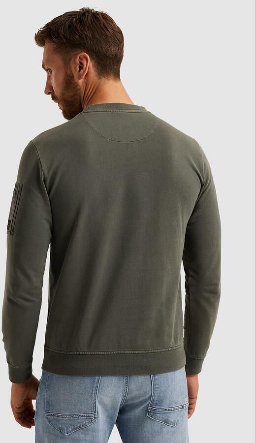PME Legend Ronde Hals Terry Sweatshirt Green Heren - Foto 4