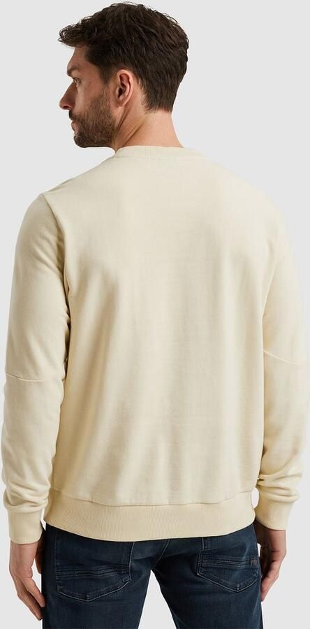 PME Legend Crewneck Peached Terry Sweatshirt Beige Heren - Foto 8