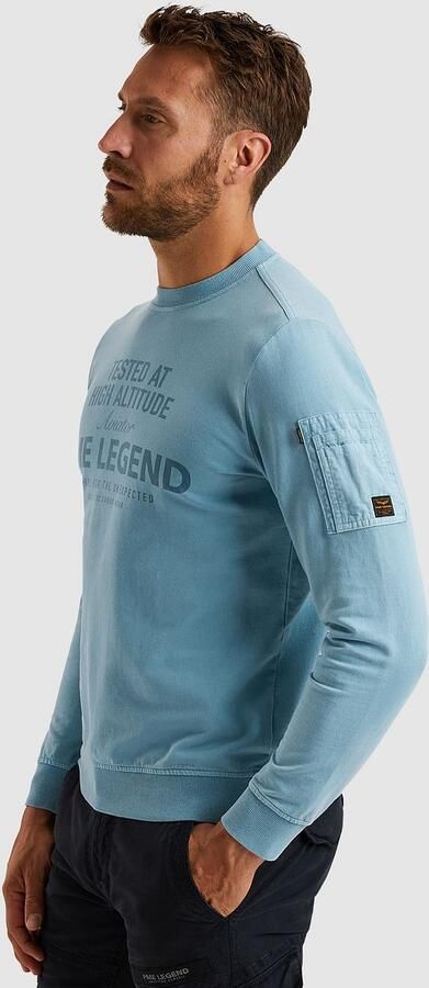 PME Legend Ronde Hals Terry Sweatshirt Blue Heren - Foto 5
