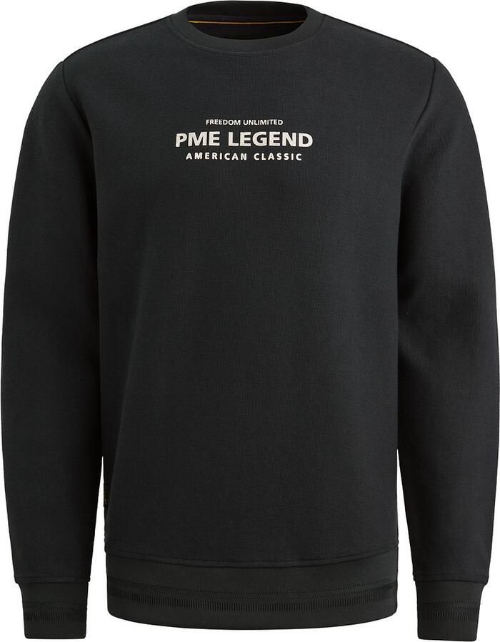 PME LEGEND Sweatshirt met artwork en ribkraag - Foto 2